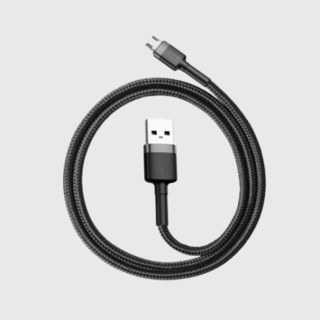 Baseus cafule Cable USB For Micro 1.5A 2m Gray+Black