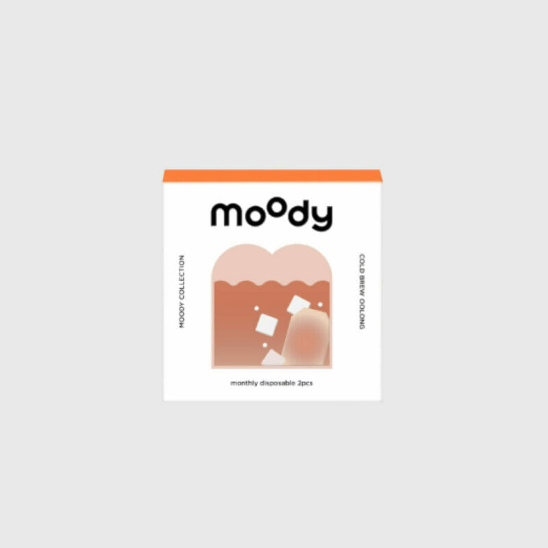 moody collection Cold Brew Oolong (Greyish Brown) | 1 Month ( -3.25 ~ -4.00) (2 pcs)